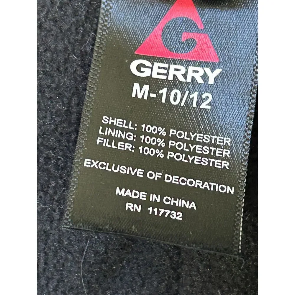 Gerry Kid's Snow Ski Pants‎ w/ Suspenders in Gray Sz YM 10/12